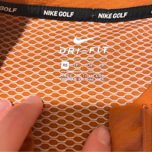 Nike Dri-fit Women's Golf Polo Tee Zip neckline - Picture 5 of 8